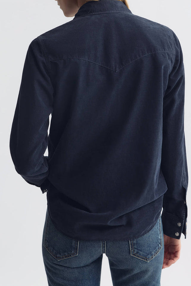 Kordbluse Travis in Dusk Navy Nili Lotan