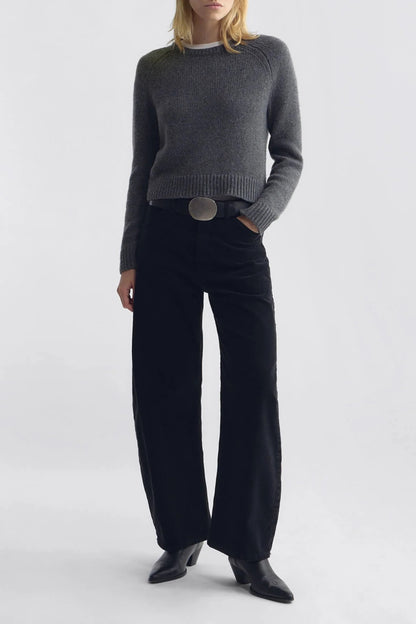 Kordhose Tribeca in Jet Black Nili Lotan
