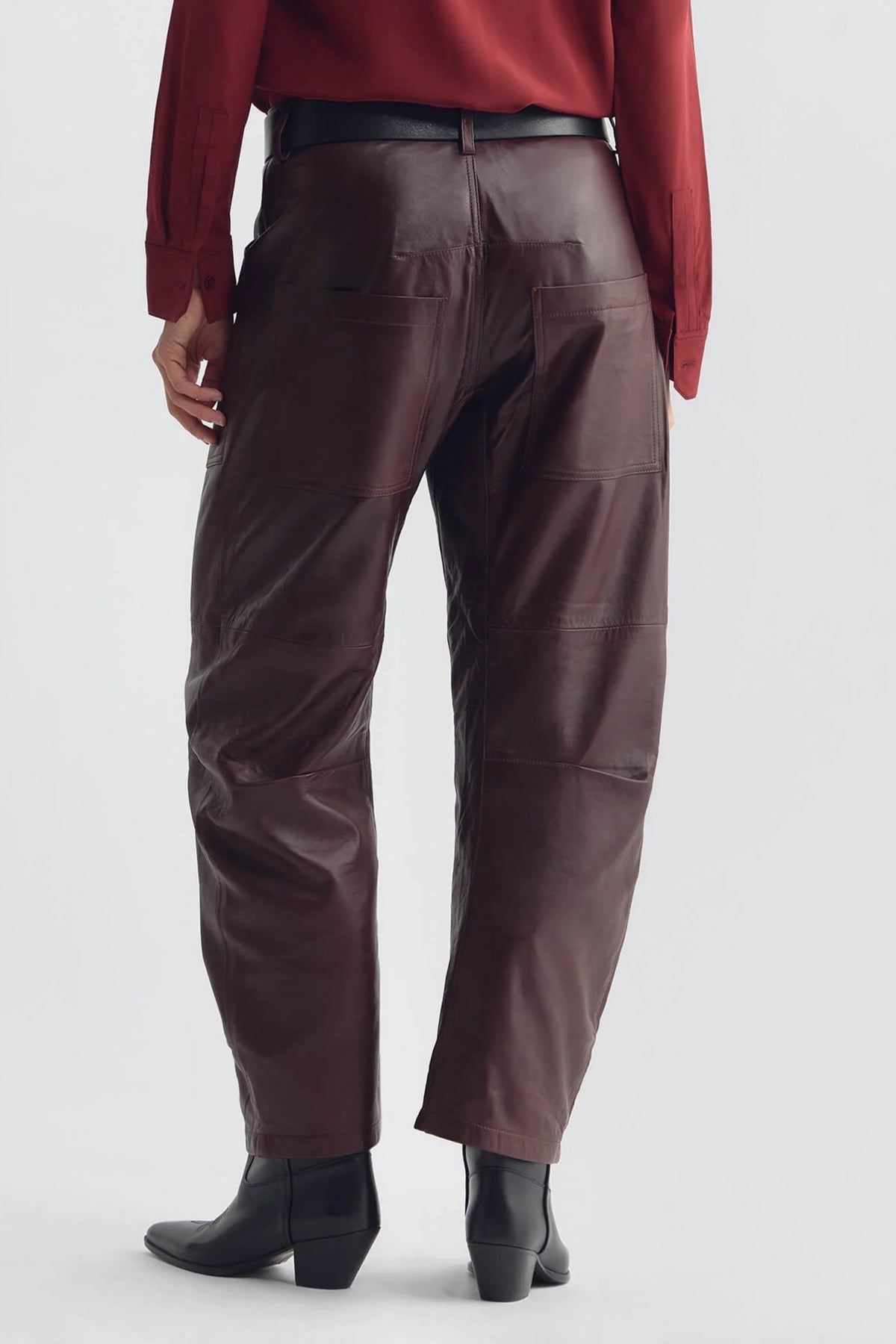 Lederhose Shon in Merlot Nili Lotan