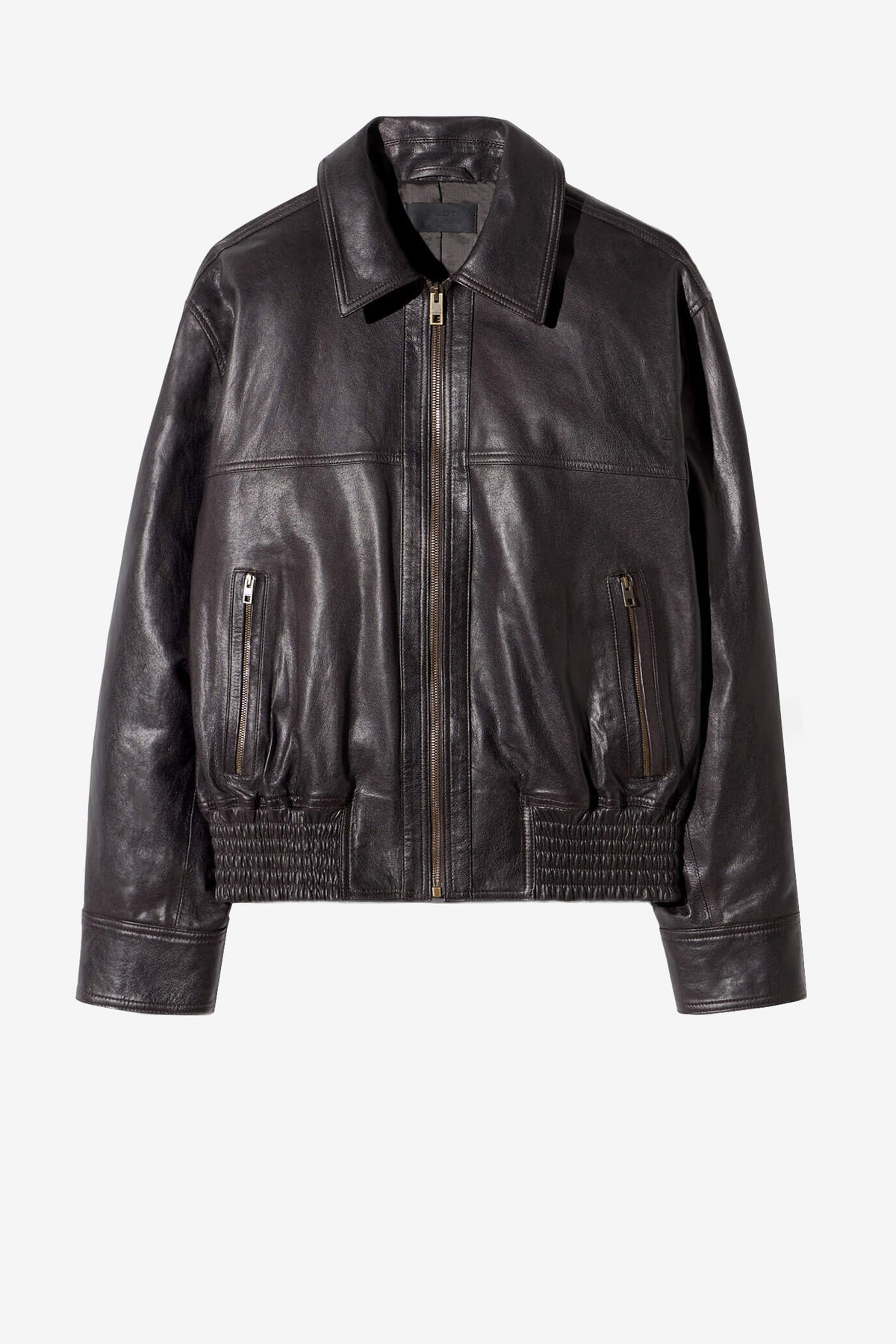Aime Leather Jacket in Brown