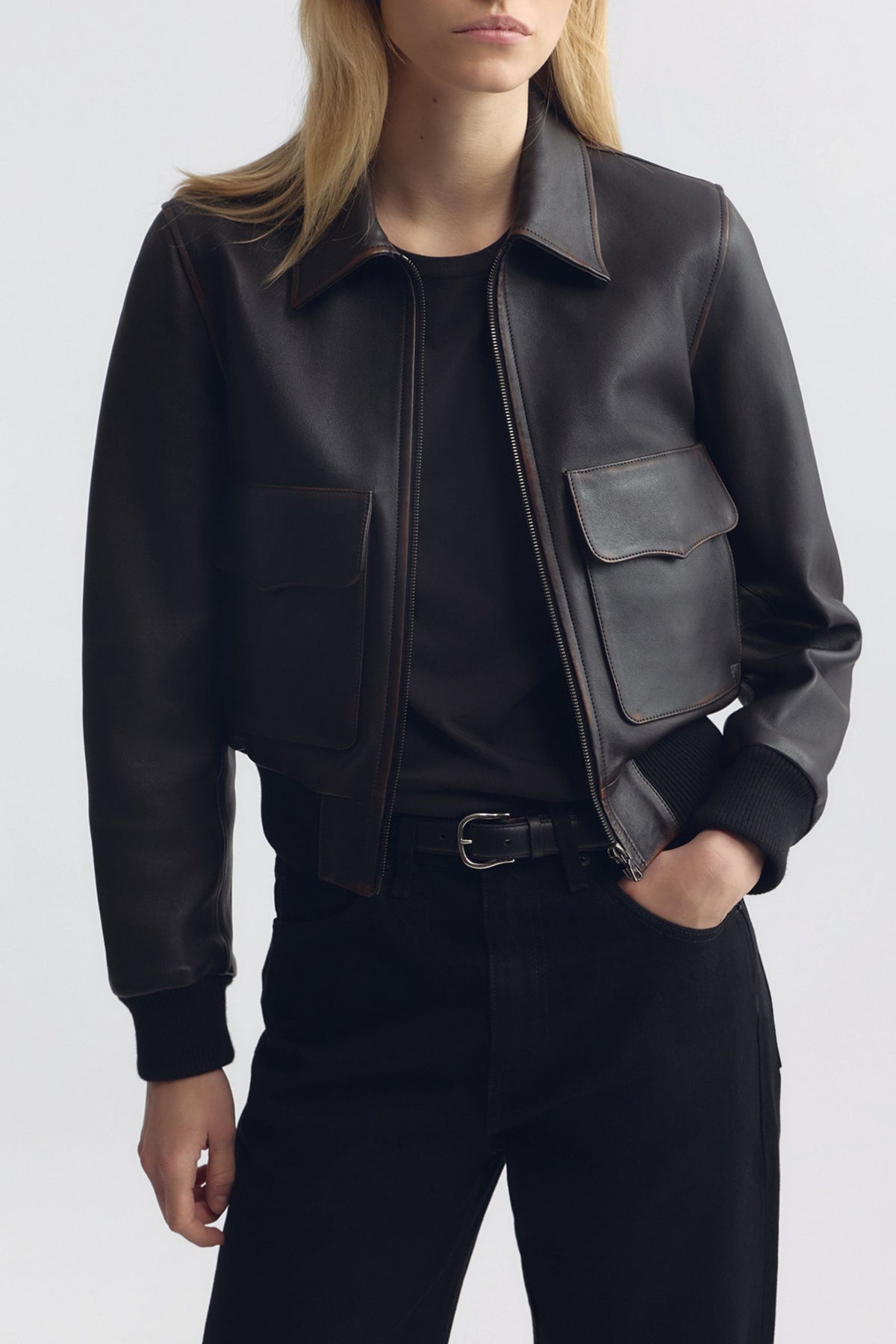 Lederjacke Aime in Brown Nili Lotan