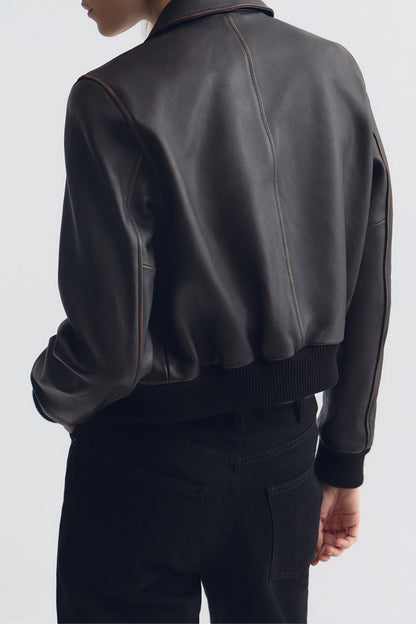 Lederjacke Aime in Brown Nili Lotan