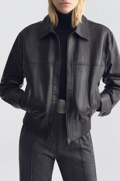 Lederjacke Aime in Brown Nili Lotan