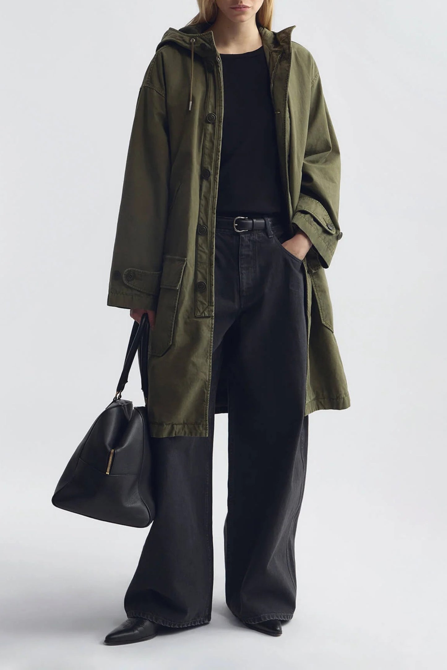 Parka Delmar in Dark Laurel Nili Lotan