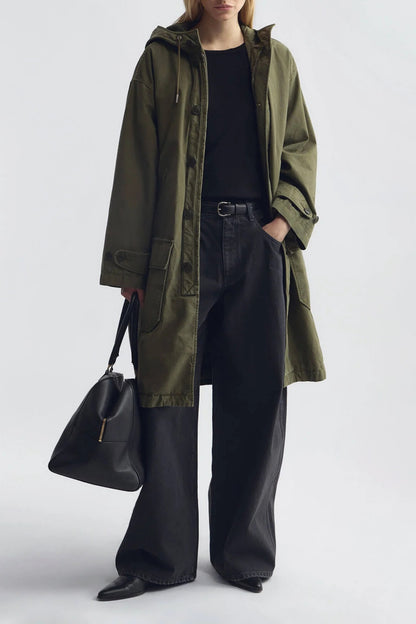 Parka Delmar in Dark Laurel Nili Lotan