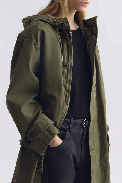 Parka Delmar in Dark Laurel Nili Lotan