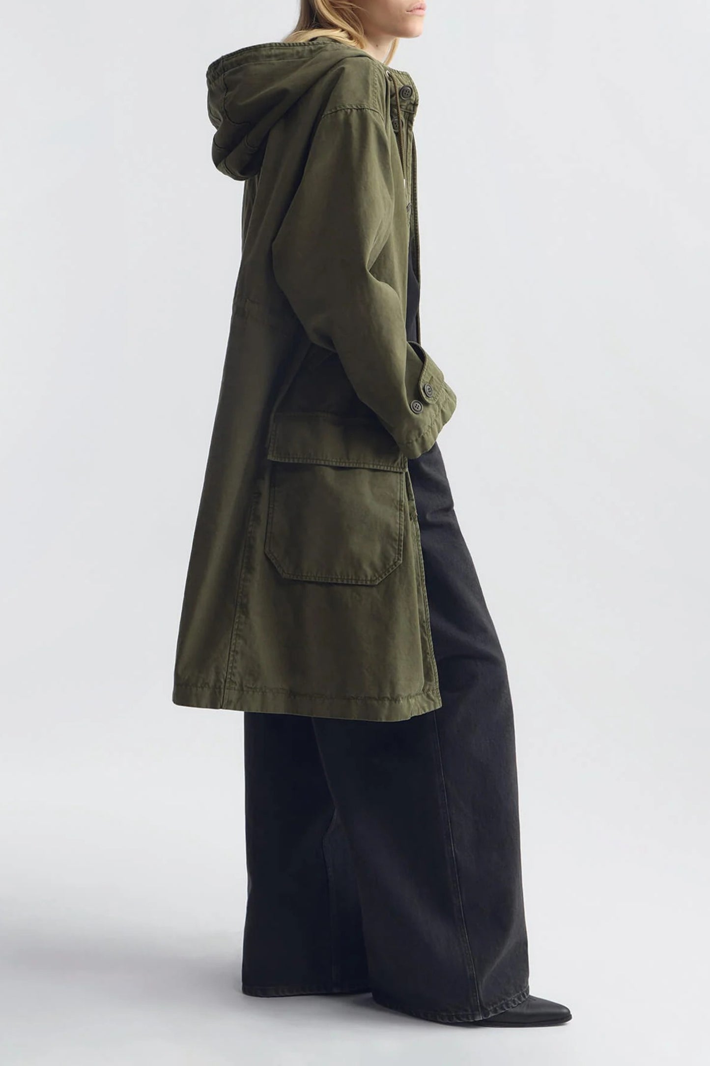 Parka Delmar in Dark Laurel Nili Lotan