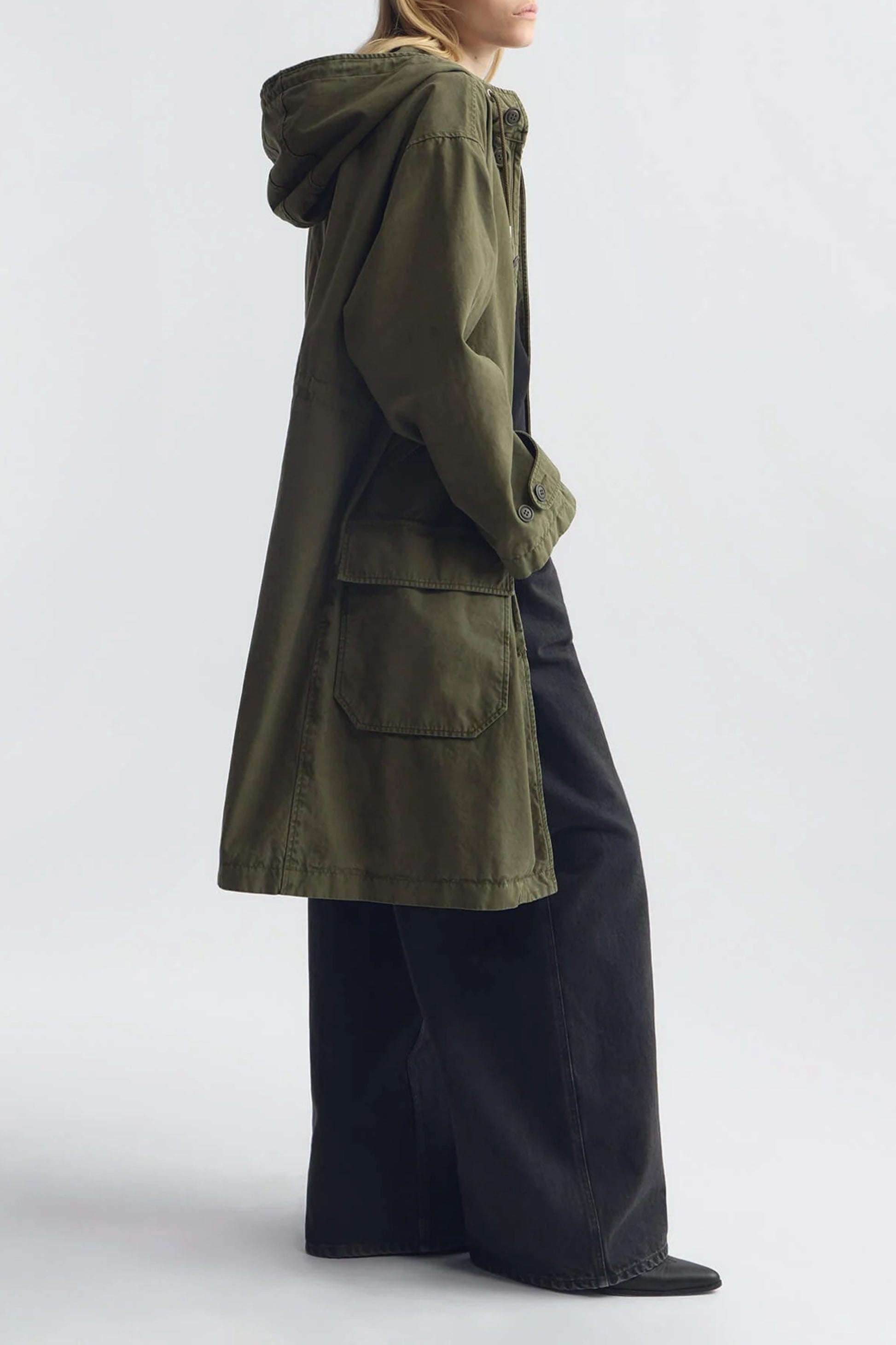 Parka Delmar in Dark Laurel Nili Lotan