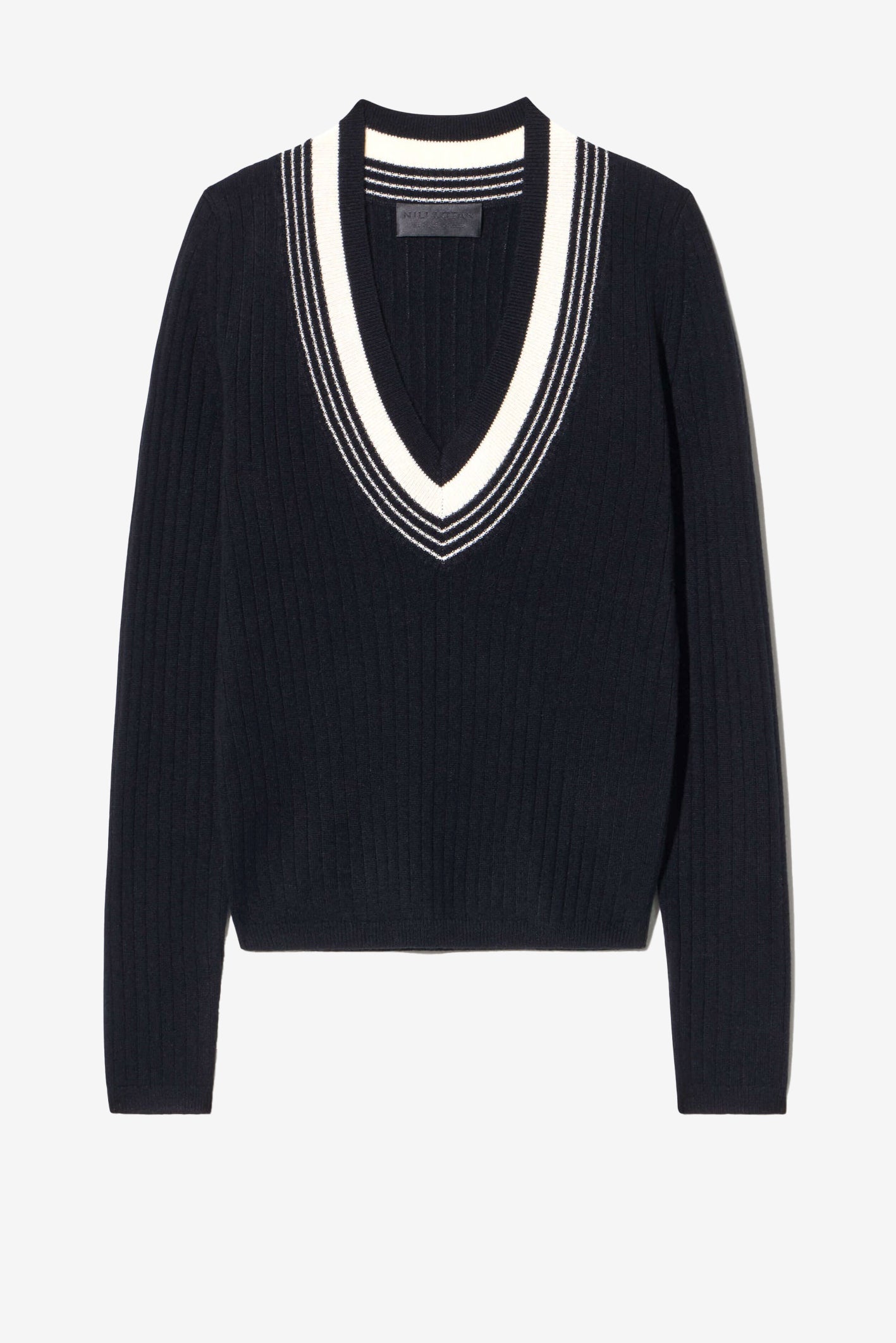 Pullover Aziel in Black/Ivory Nili Lotan