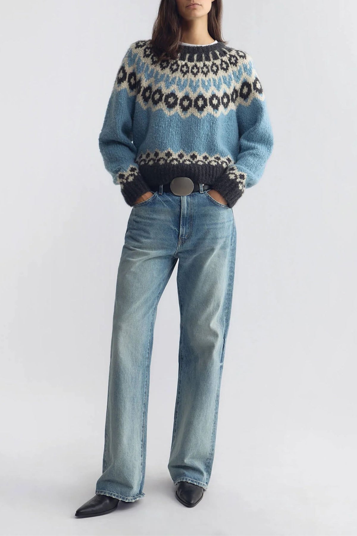 Pullover Isaline in Iceberg Blue Nili Lotan