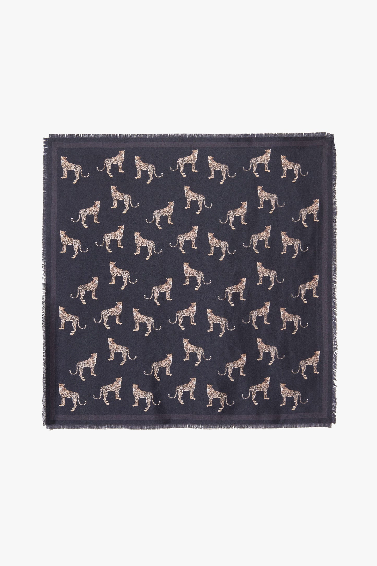 Seidentuch Cheetah in Washed Black Nili Lotan