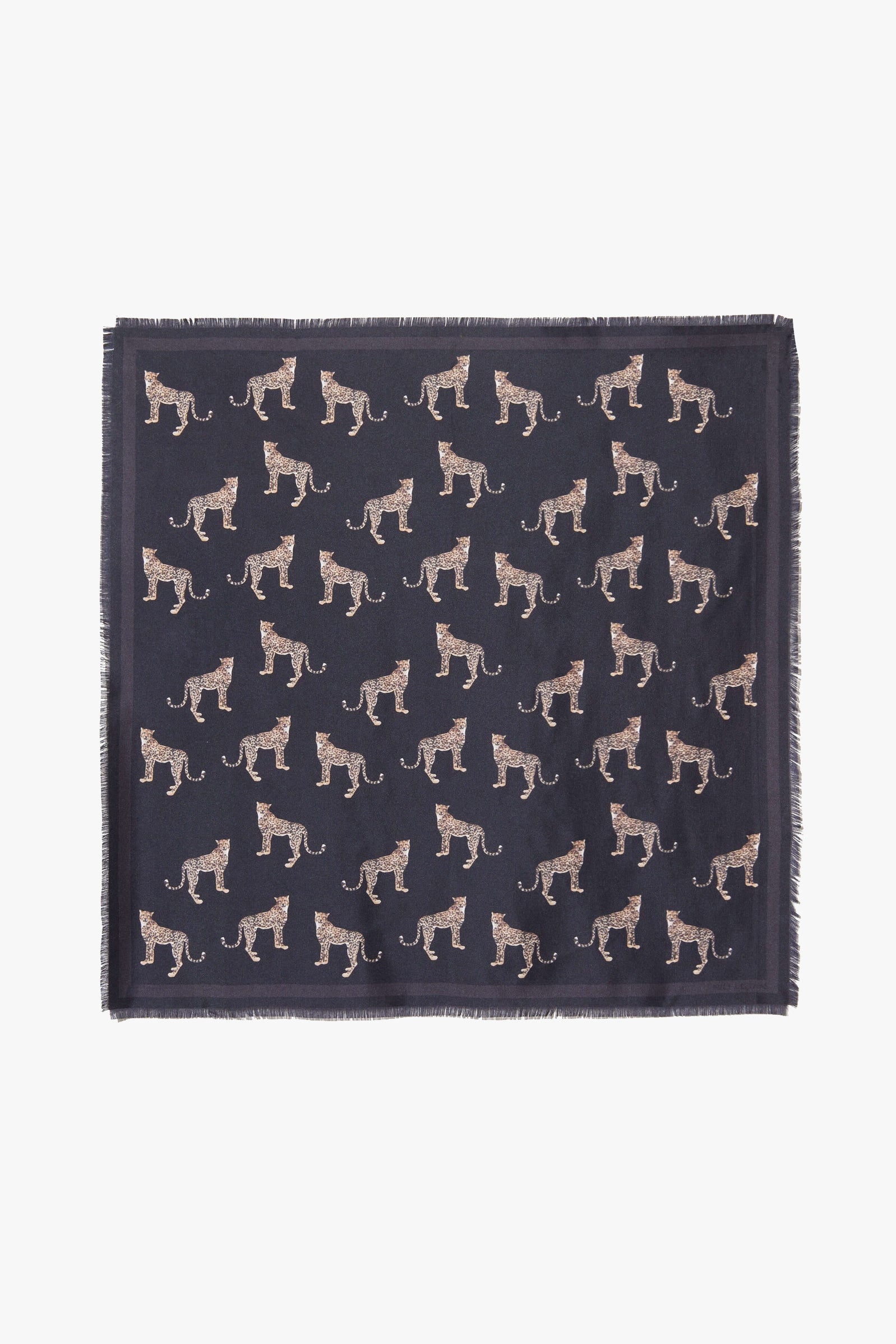 Seidentuch Cheetah in Washed Black Nili Lotan