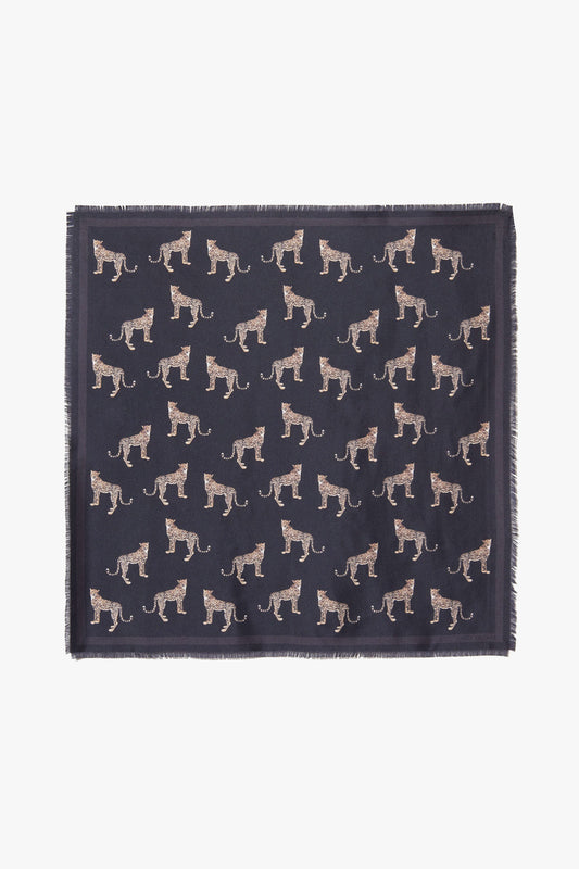 Seidentuch Cheetah in Washed Black Nili Lotan