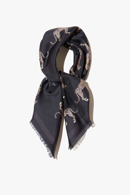 Seidentuch Cheetah in Washed Black Nili Lotan