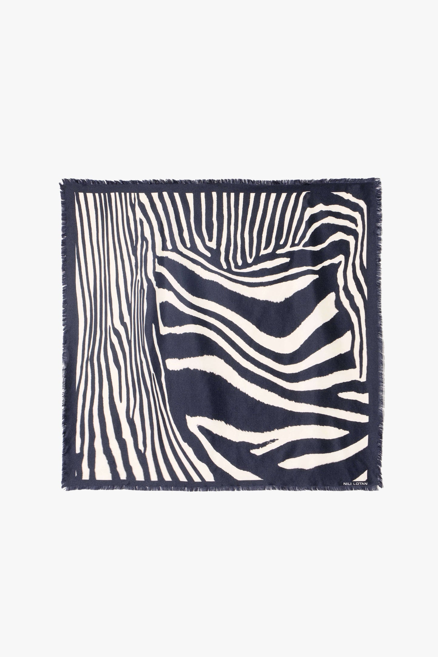 Seidentuch Zebra in Black/Ivory Nili Lotan