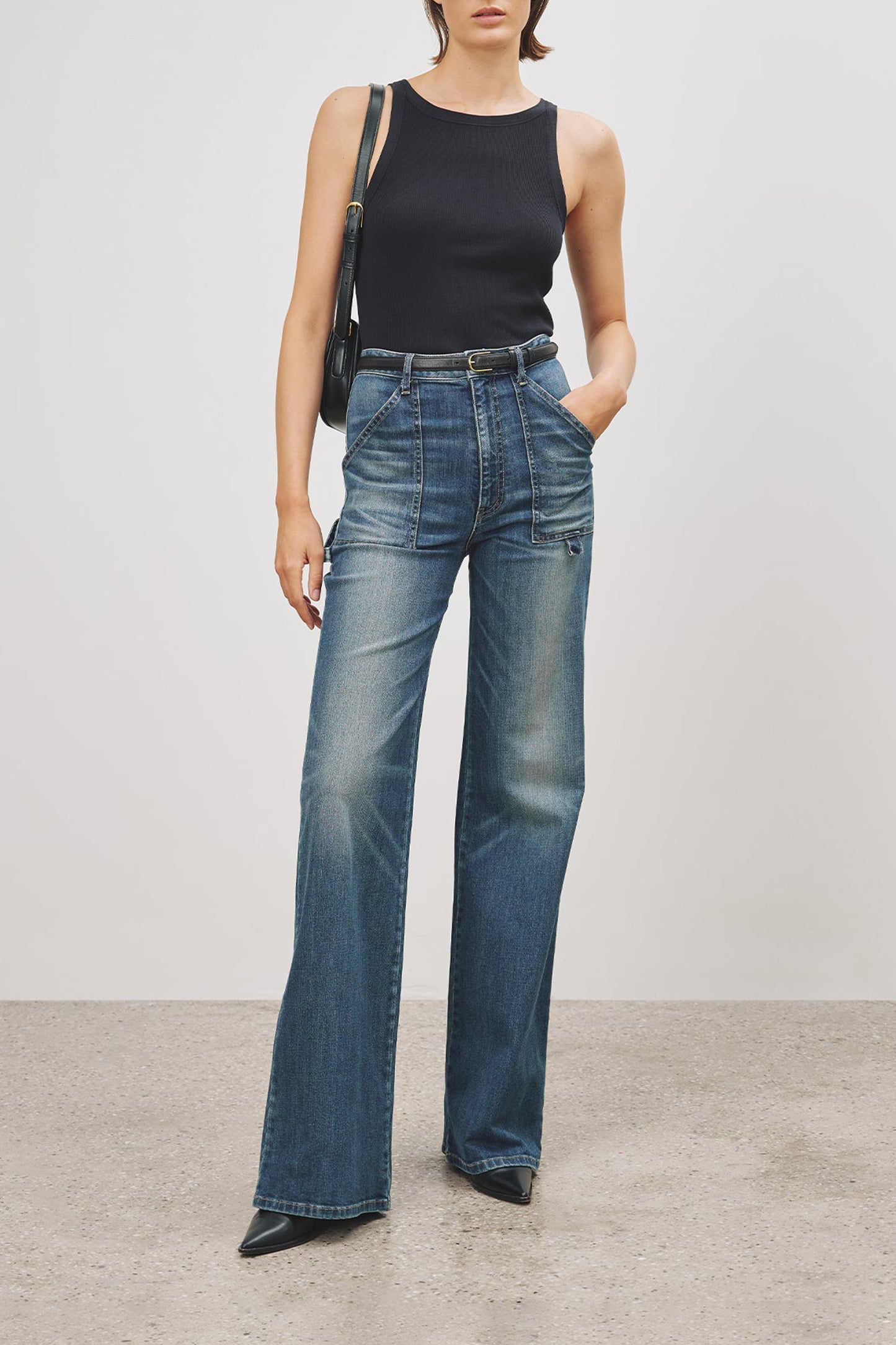 Tank Top Jennifer in Dark Navy Nili Lotan