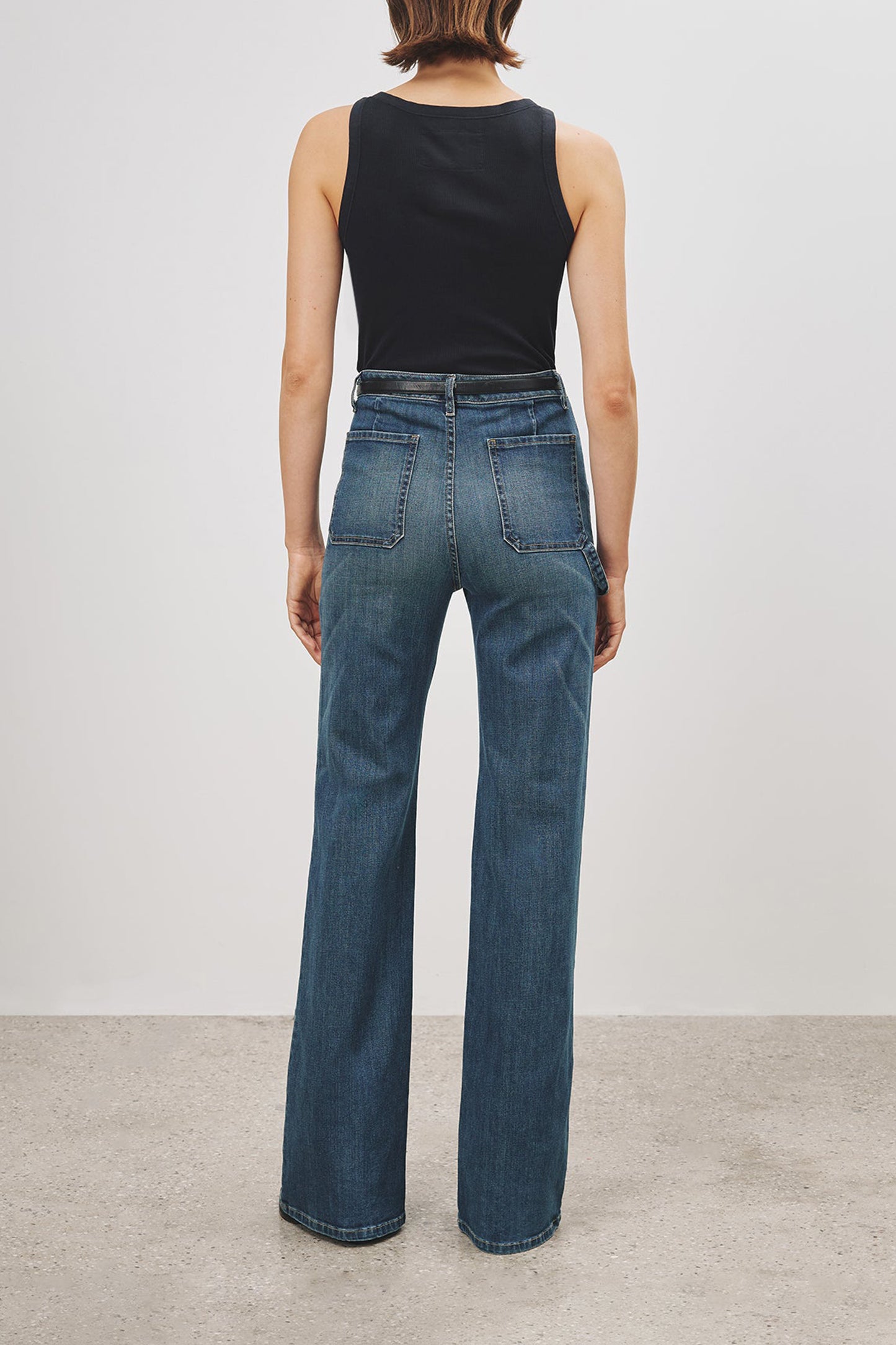 Tank Top Jennifer in Dark Navy Nili Lotan