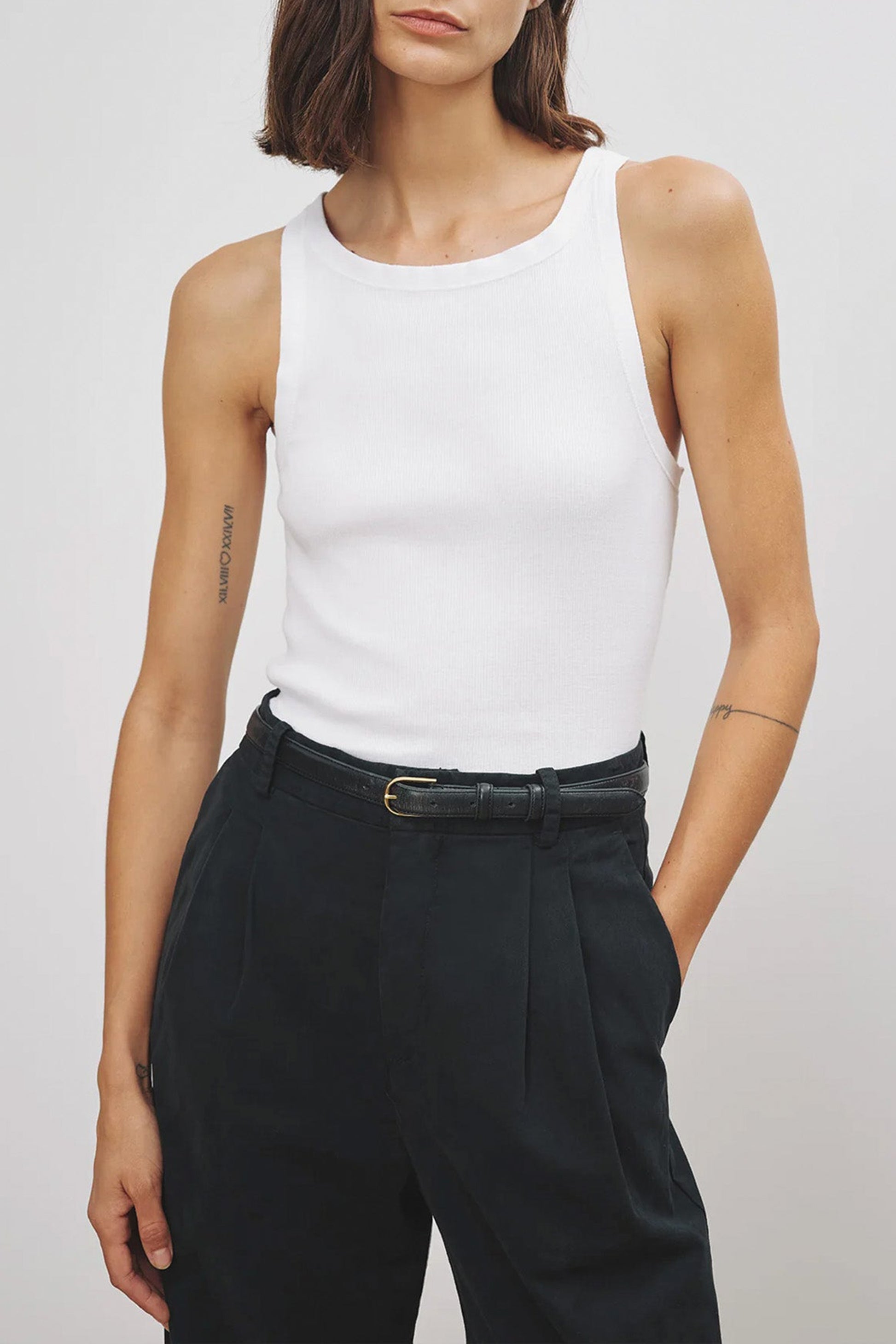 Tank Top Jennifer in Weiß Nili Lotan