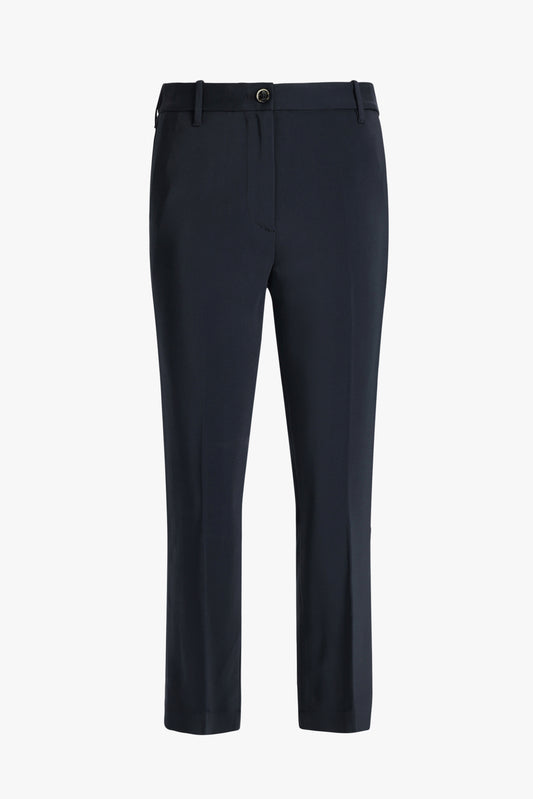 Magda Bootcut Crop Pants in NavyNine In The Morning - Anita Hass