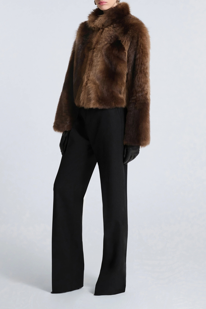 Jacke Cameron in Burnt Toffee Nour Hammour