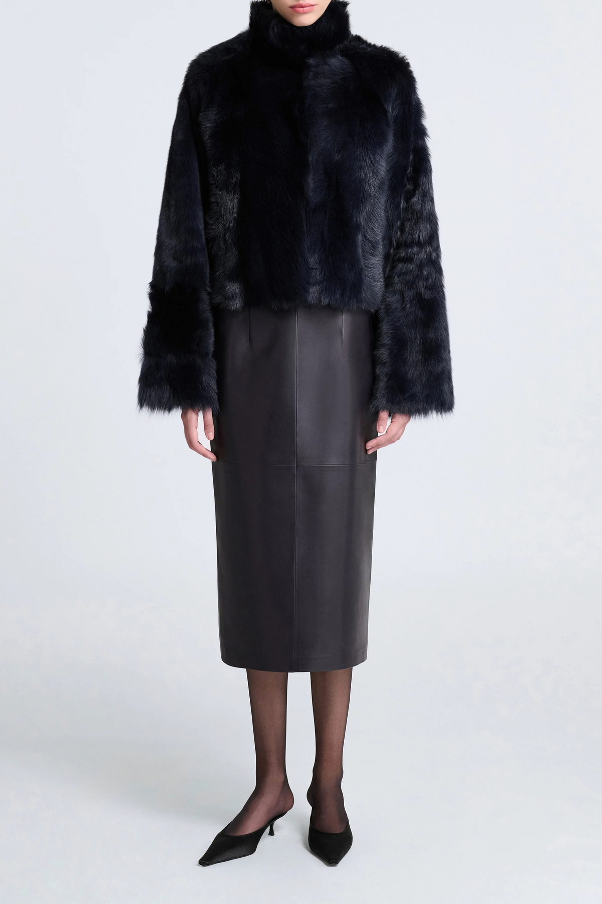Jacke Cameron in Bleu Minuit Nour Hammour