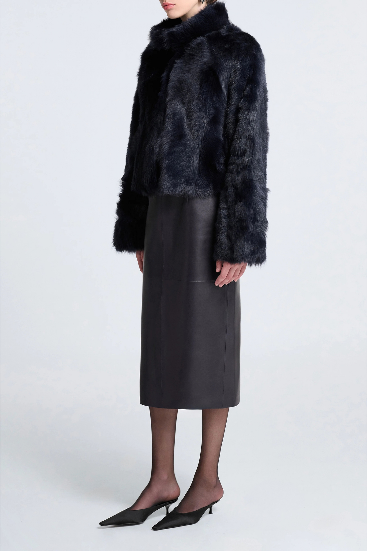 Jacke Cameron in Bleu Minuit Nour Hammour