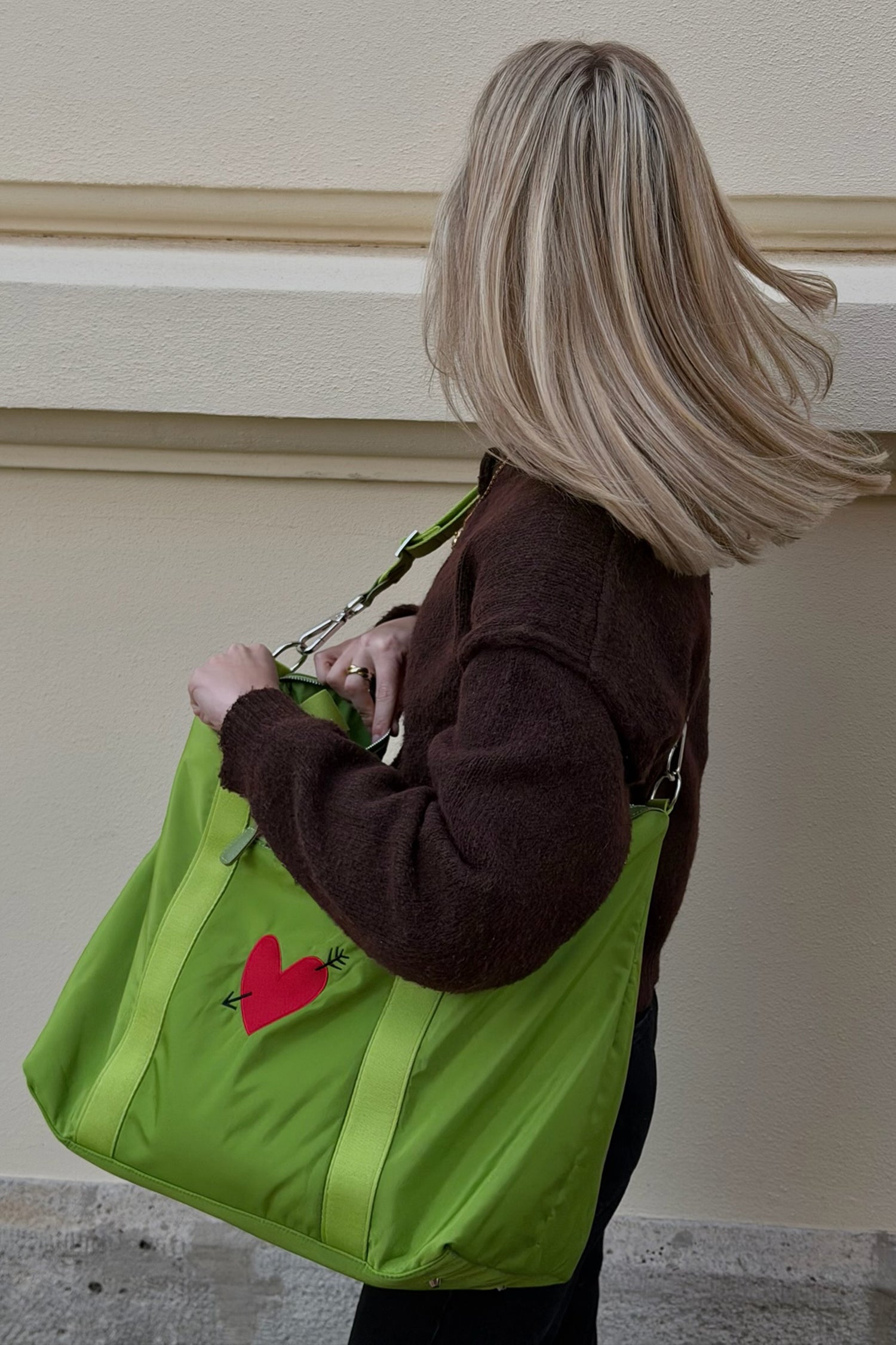 Taschen Set 'Heart' in Matcha NylonAnita Hass - Anita Hass