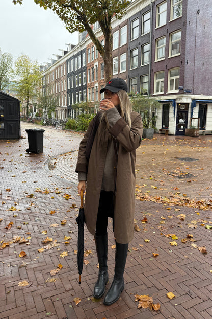 Cap Heart in Black Nylon