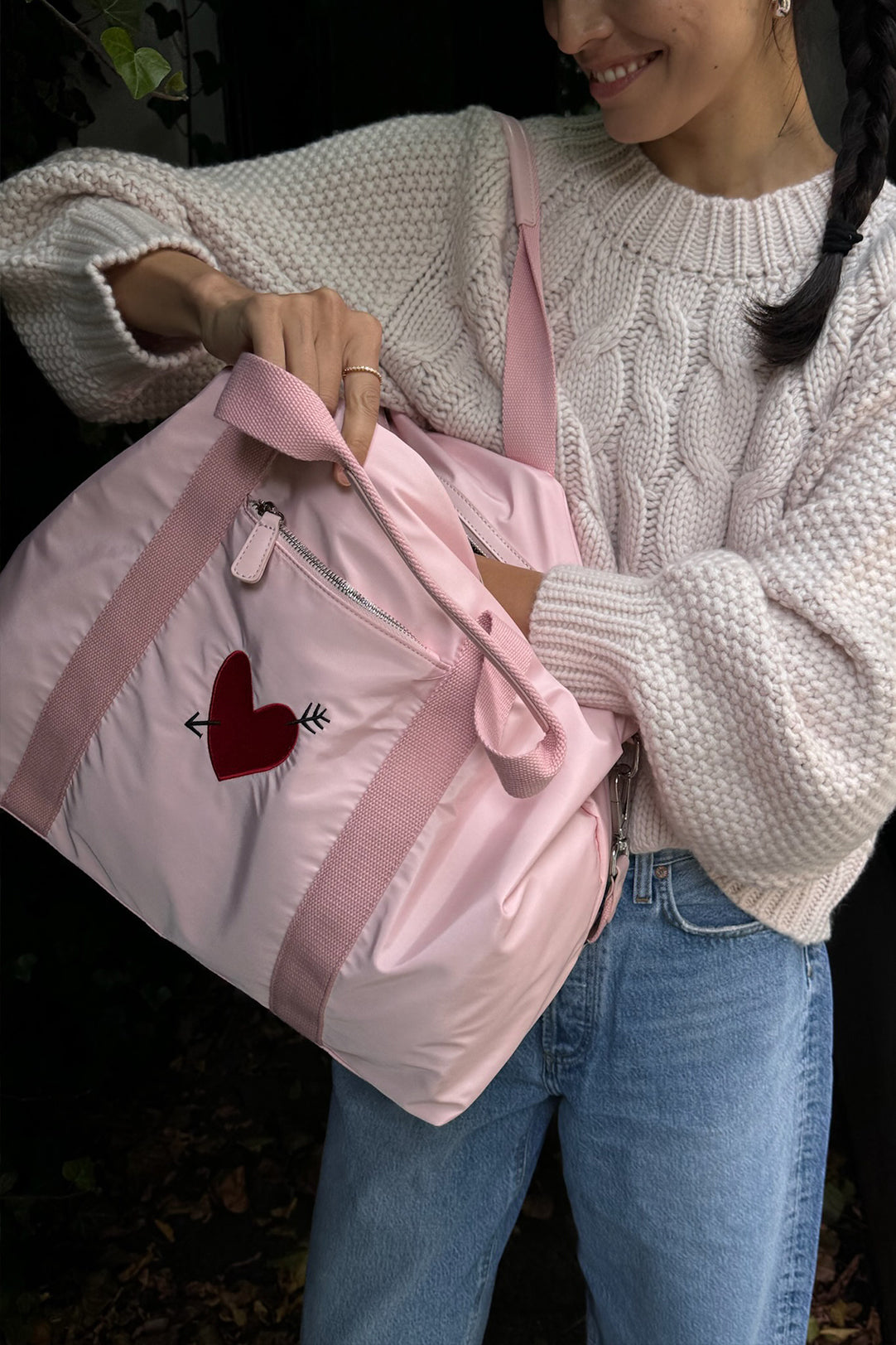 Tasche 'Heart' in Rose NylonAnita Hass - Anita Hass