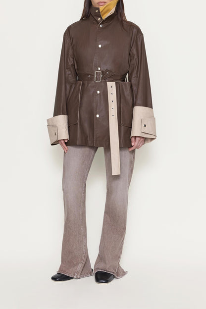Asha Jacket in Tobacco/Rye