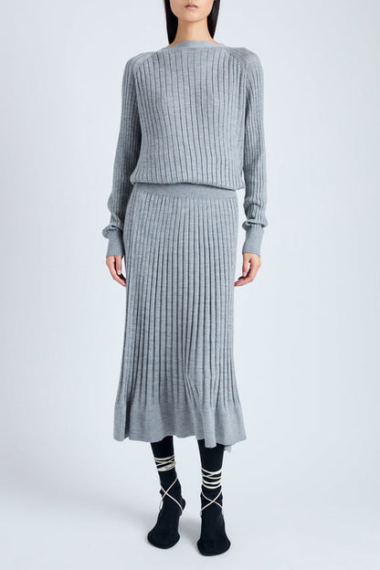 Kleid Eden in Light GreyProenza Schouler - Anita Hass