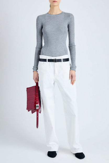 Longsleeve Cassidy in Light GreyProenza Schouler - Anita Hass