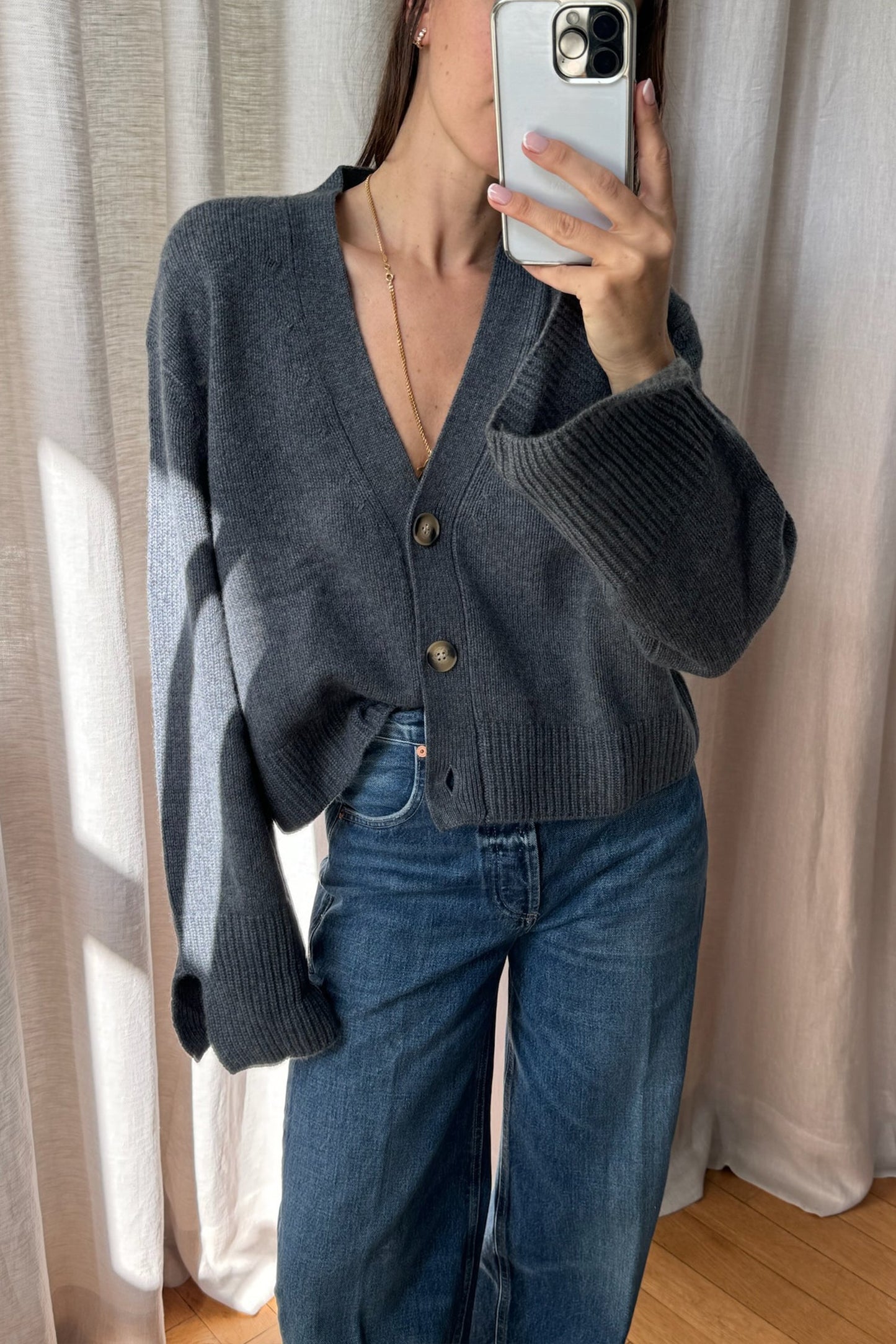 Cardigan Paix in Mid GreyLadneri - Anita Hass