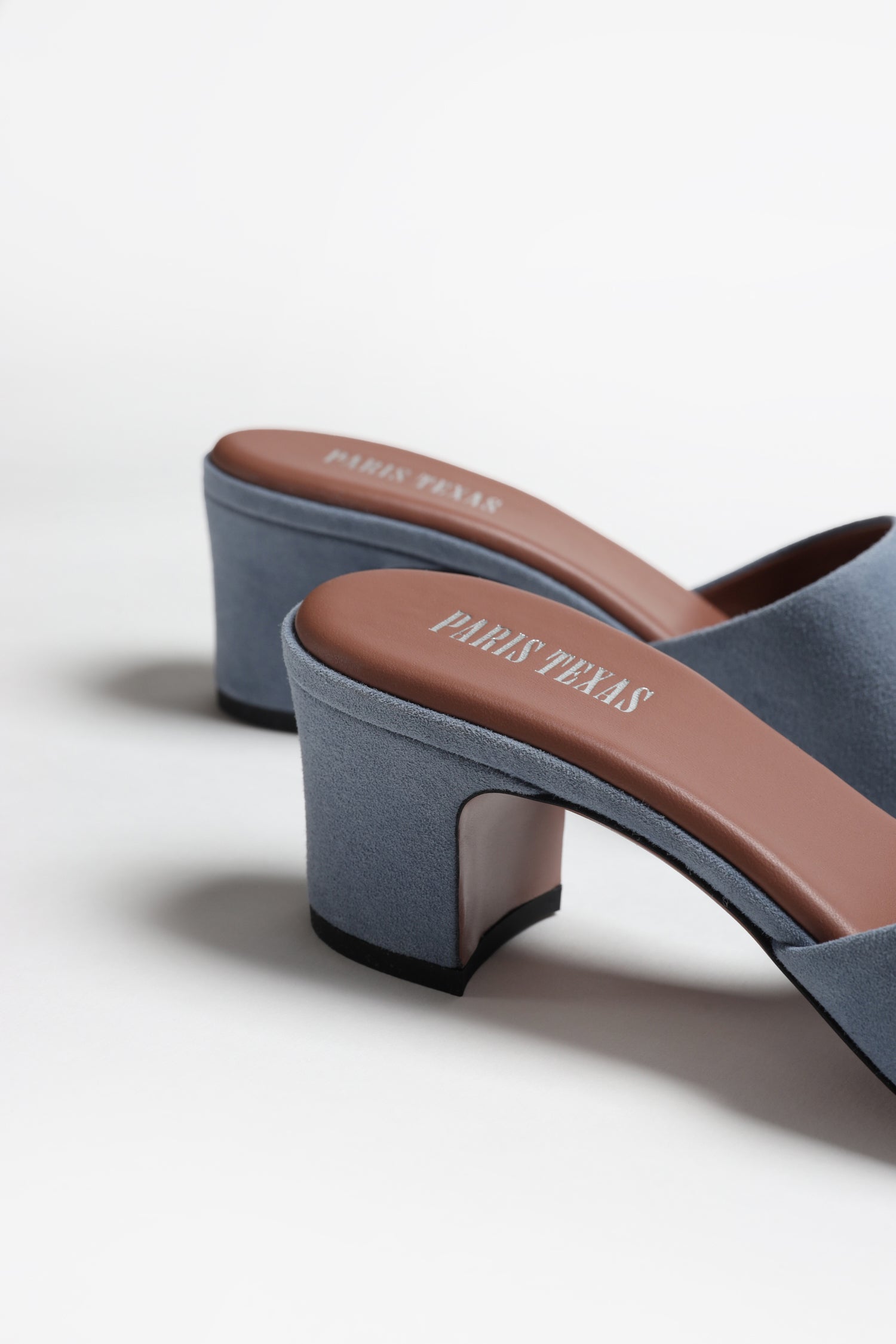 Ava 50 Mules in Jeans Blue Paris Texas - Anita Hass