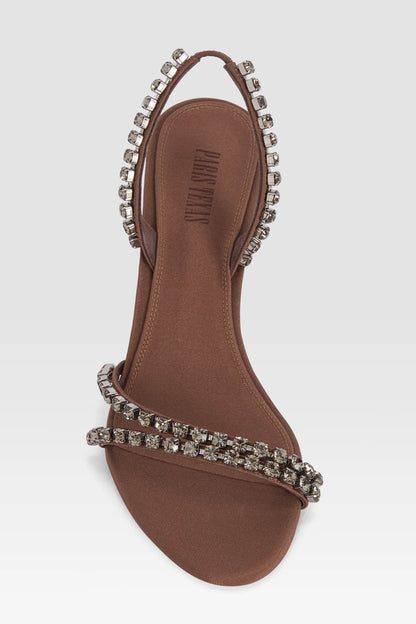 Sandales Lidia 70, coloris Ebano/Grey DiamondParis Texas - Anita Hass