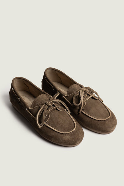 Loafer Boat Brushed in Dark BrownPosa - Anita Hass