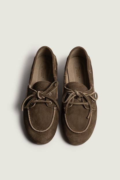 Loafer Boat Brushed in Dark BrownPosa - Anita Hass