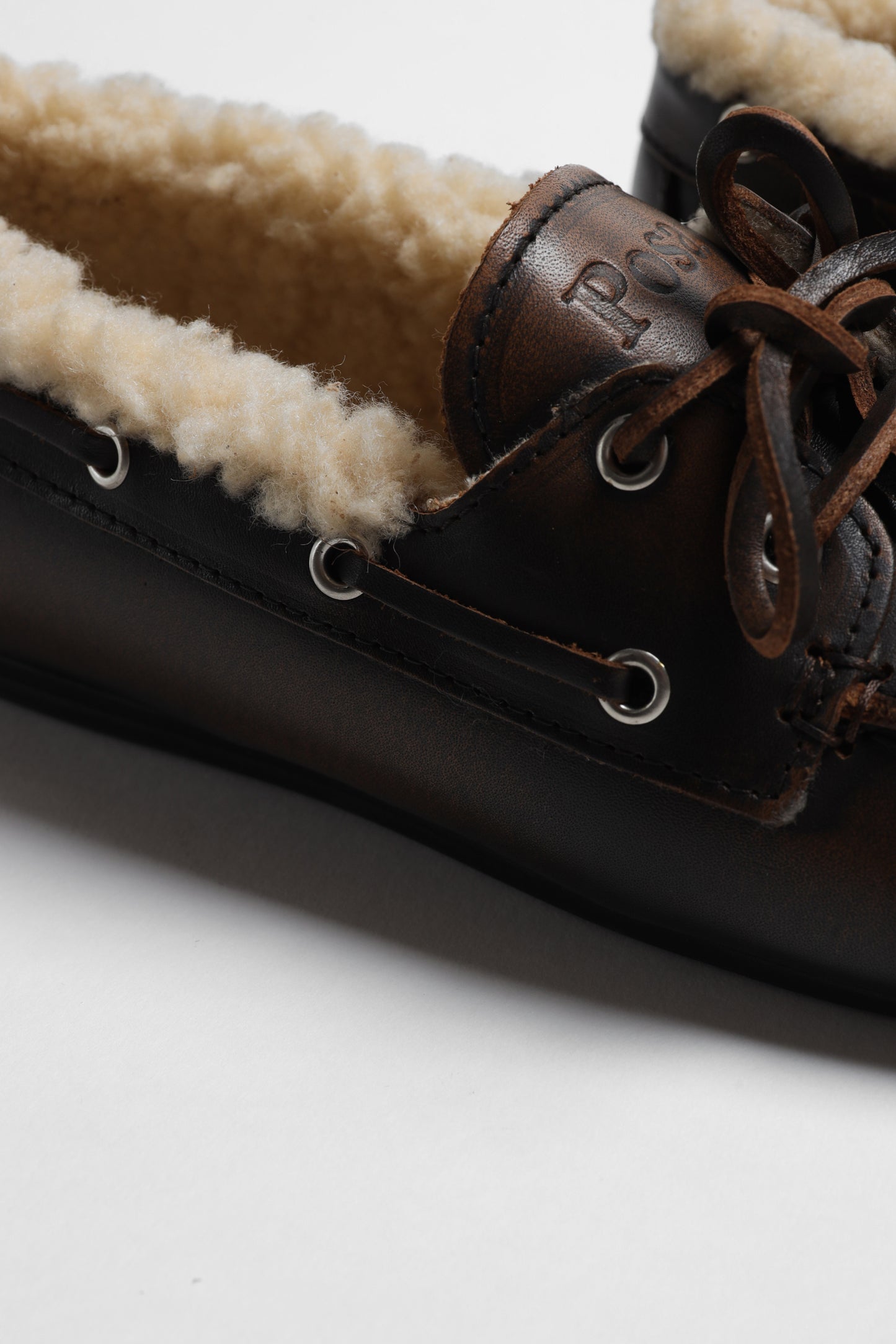 Loafer Boat Fur in Coffee