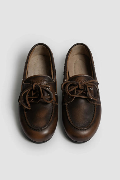 Loafer Boat in Coffee Posa