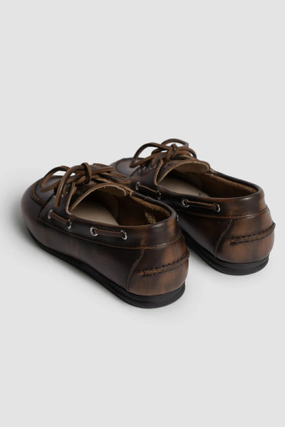 Loafer Boat in Coffee Posa