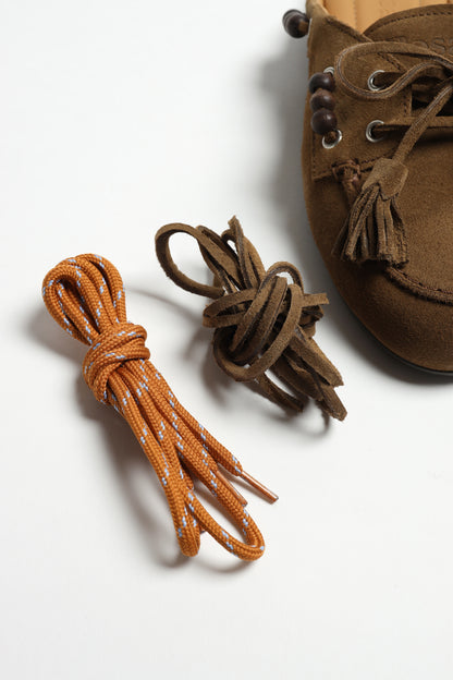 Mules Boat Beads in TabaccoPosa - Anita Hass