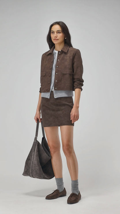 Rock Avel in Dunkelbraun Ladneri