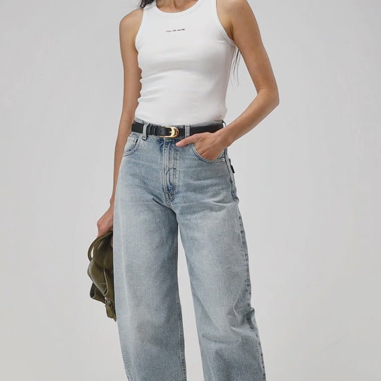 Tank Top La Coeur Embroidery in Weiß – Ladneri