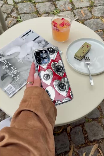 Handyhülle 'Heart Smiley' in MirrorAnita Hass - Anita Hass