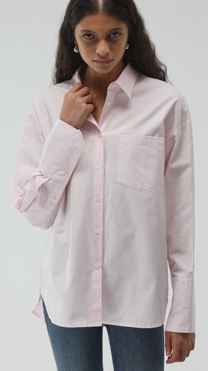 Bluse St. Germain Oxford in Rose/WeißLadneri - Anita Hass