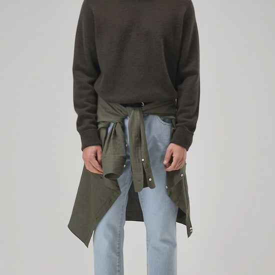 Pullover Vincent in Olive Ladneri Men