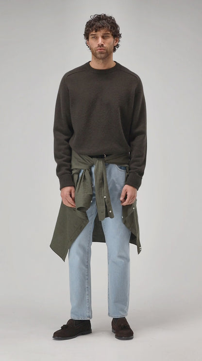 Pullover Vincent in Olive Ladneri Men