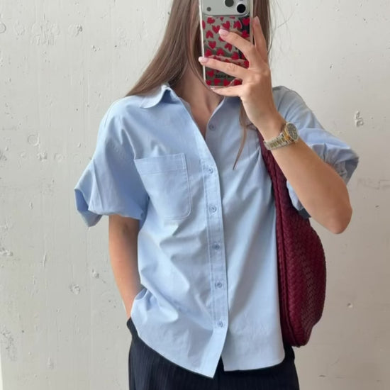 Bluse Dew in Blau Anita Hass