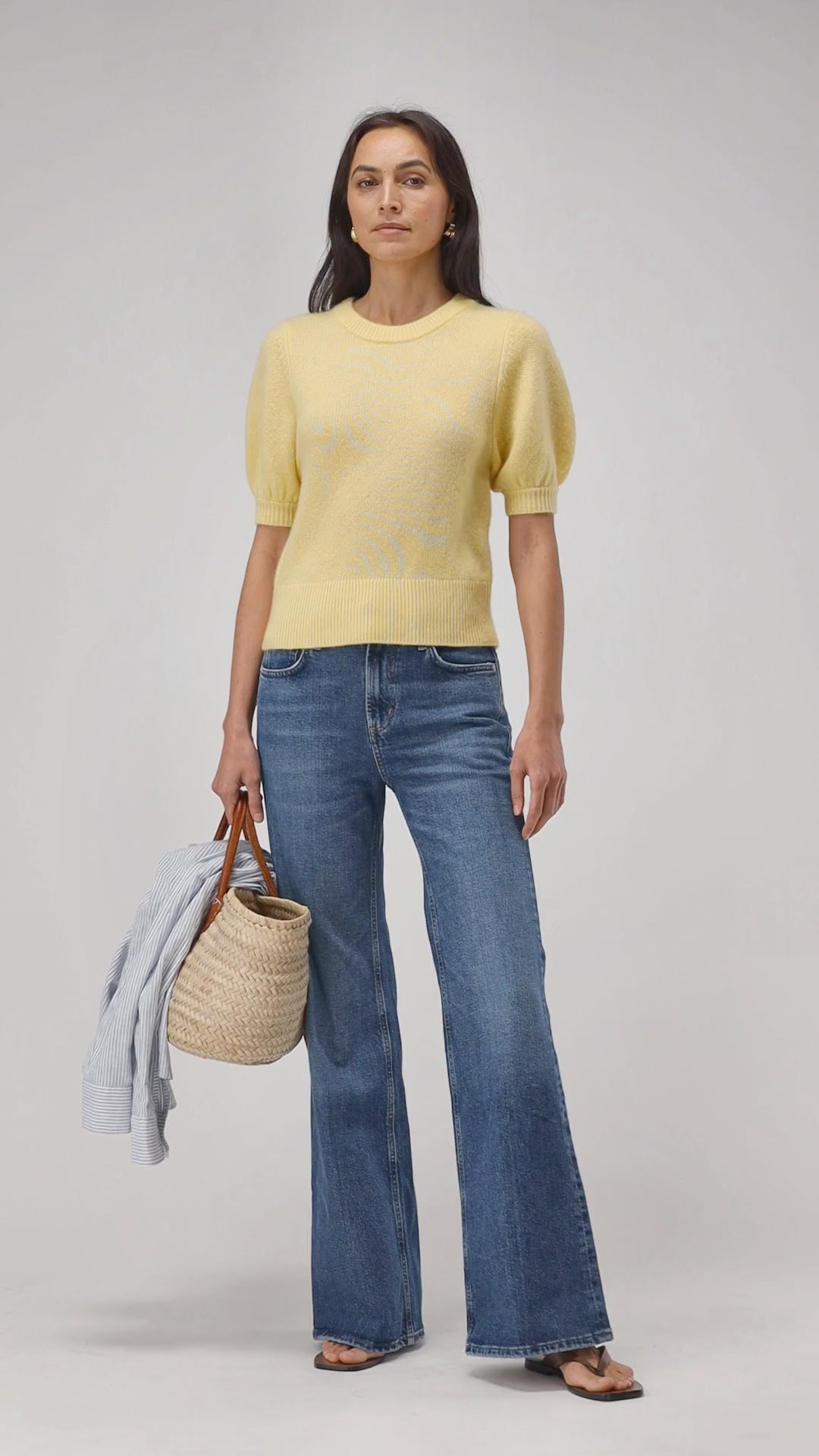 Pullover Poupette Soleil in Corn Ladneri
