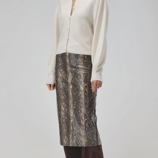 Cardigan Nala in Cream Ladneri